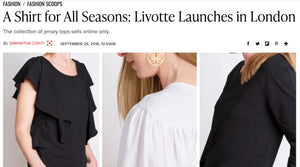 Livotte WWD Press Feature