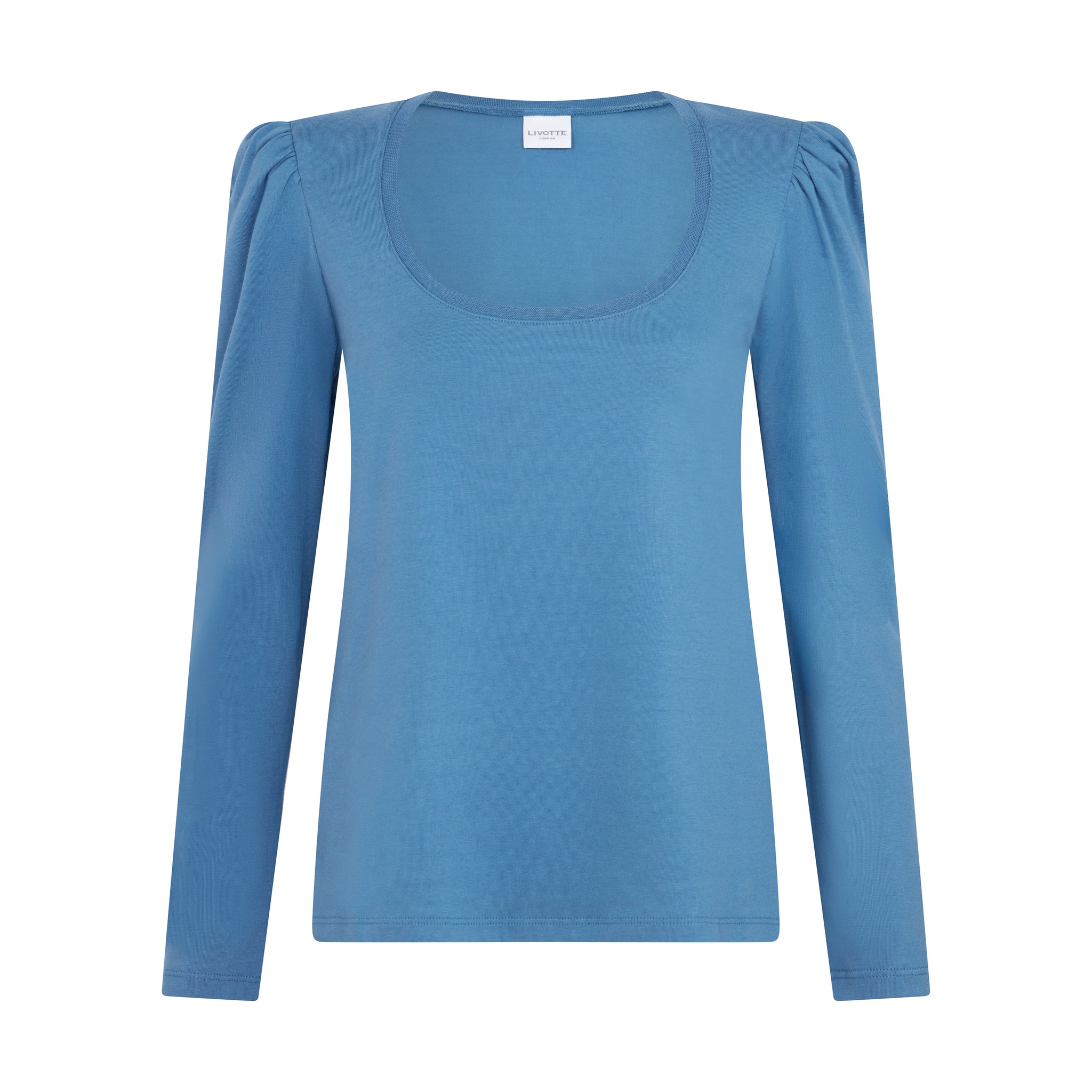 HANNAH-SCOOP NECK LONG SLEEVE T-SHIRT